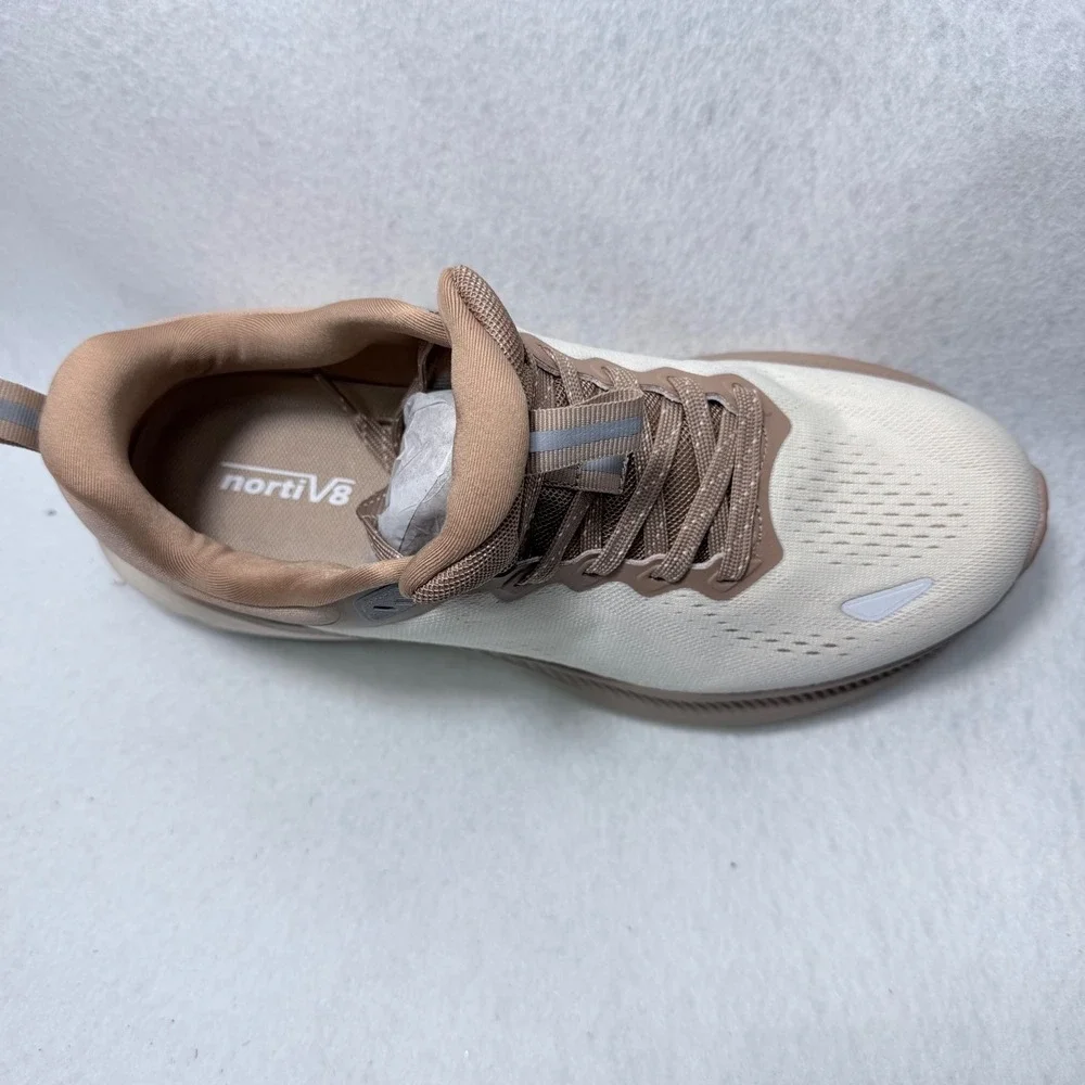 NORTIV 8 Womens Walking Shoes Beige Khaki Breathable Mesh Sneakers SNWS248W 11 - Picture 10 of 16